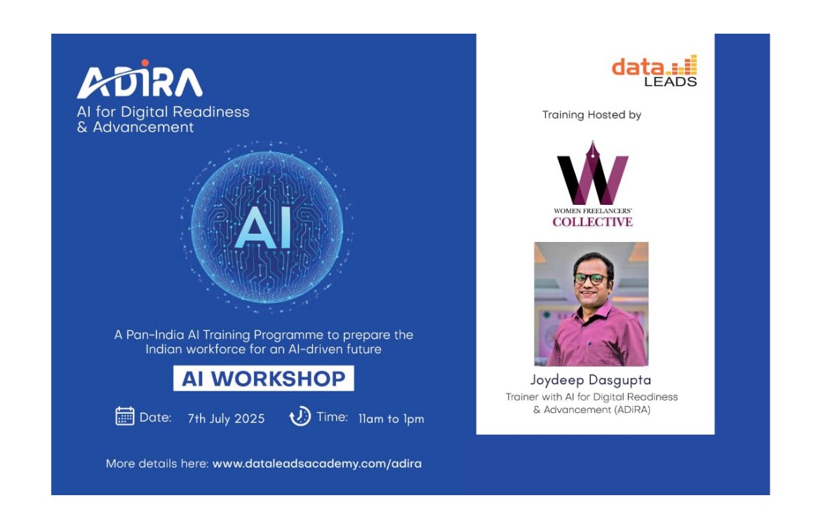 Interested in joining? Fill out the form—the link will be shared with all registrants soon. Don’t miss this chance to boost your skills!

Registration Link: docs.google.com/forms/d/1C0lU6…