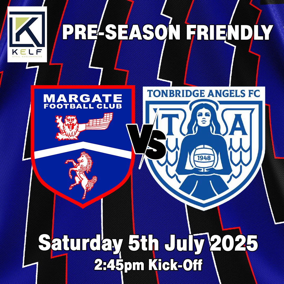 Margate FC (@margate_fc) on Twitter photo So, after a summer off it all starts again tomorrow โ
Boys are ready, why not join us?
<a href="/libertines/">Libertines</a> gig goers at <a href="/DreamlandMarg/">Dreamland Margate</a> can enter free with their gig ticket thanks to SOUNDCRASH ๐
โผ๏ธ kick-off is 2:45pm and not 3pm as originally advertised.
Keep your eyes peeled So, after a summer off it all starts again tomorrow โ
Boys are ready, why not join us?
<a href="/libertines/">Libertines</a> gig goers at <a href="/DreamlandMarg/">Dreamland Margate</a> can enter free with their gig ticket thanks to SOUNDCRASH ๐
โผ๏ธ kick-off is 2:45pm and not 3pm as originally advertised.
Keep your eyes peeled