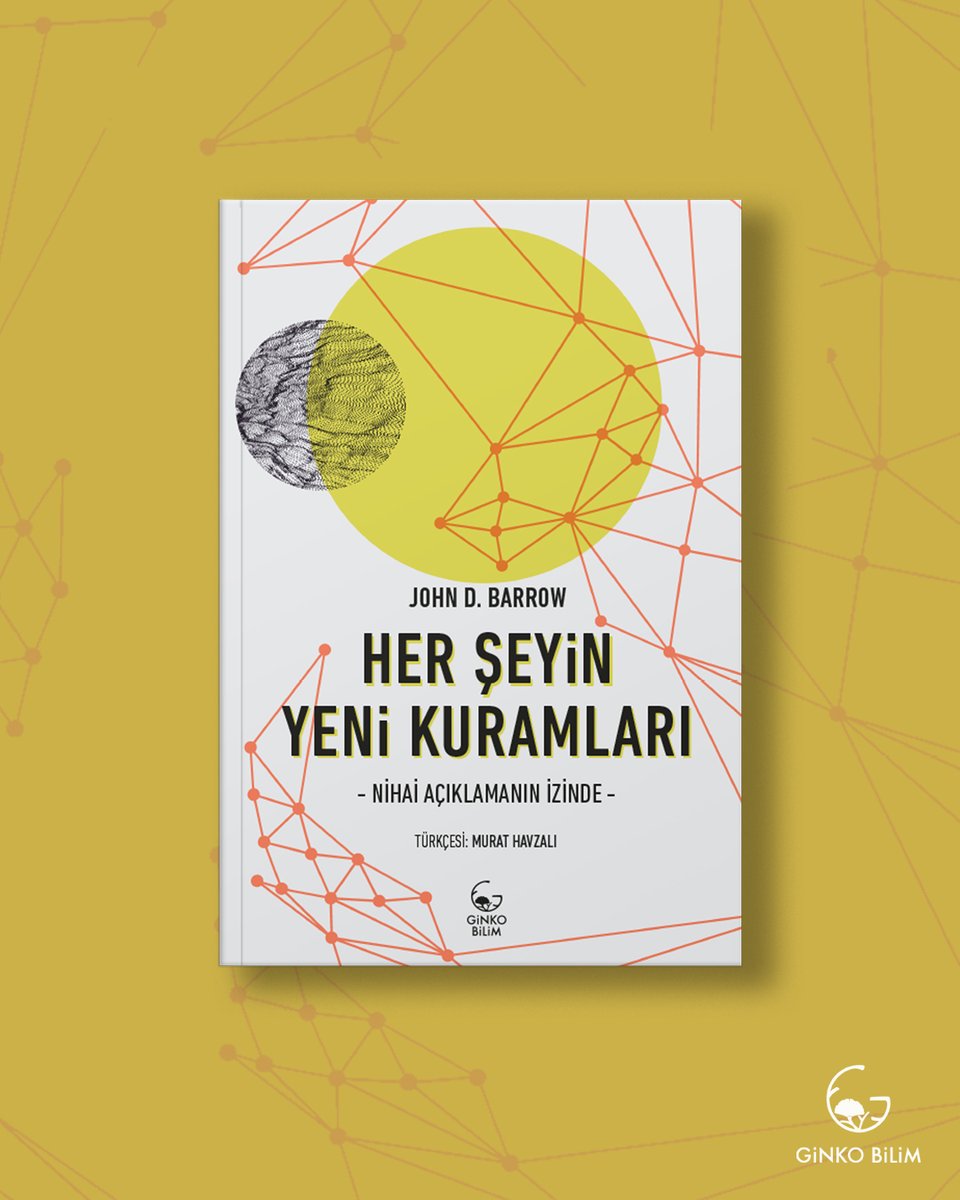 “Her Şeyin Yeni Kuramları”

Evreni tek bir kuramla açıklamak mümkün mü?
John D. Barrow, süper sicimlerden çoklu evrenlere, M-teorisinden evrenin bir bilgisayar programı olabileceği fikrine kadar modern fiziğin en çarpıcı görüşlerini inceliyor.
ginkokitap.com/her-seyin-yeni…