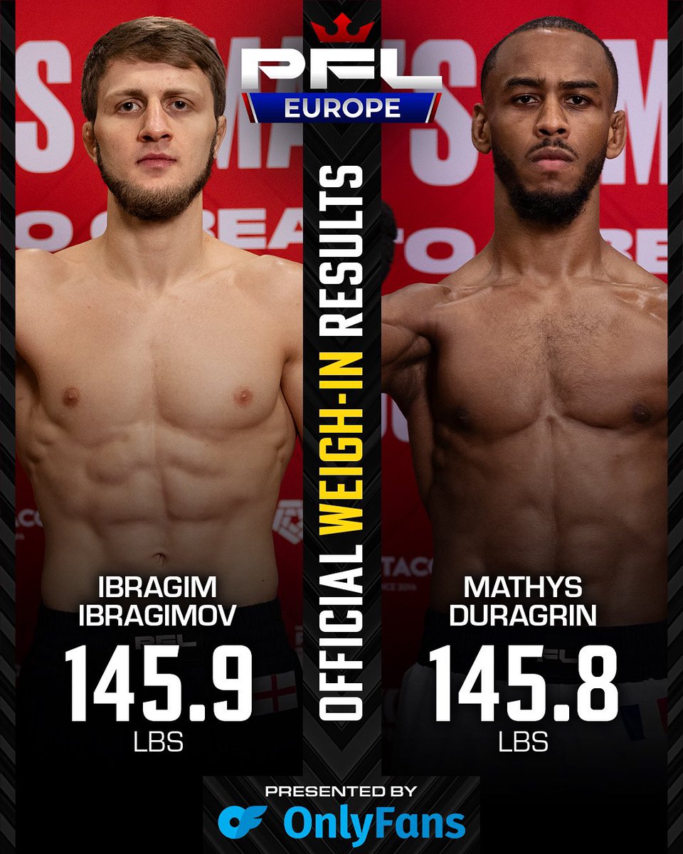 PFL Europe tweet media