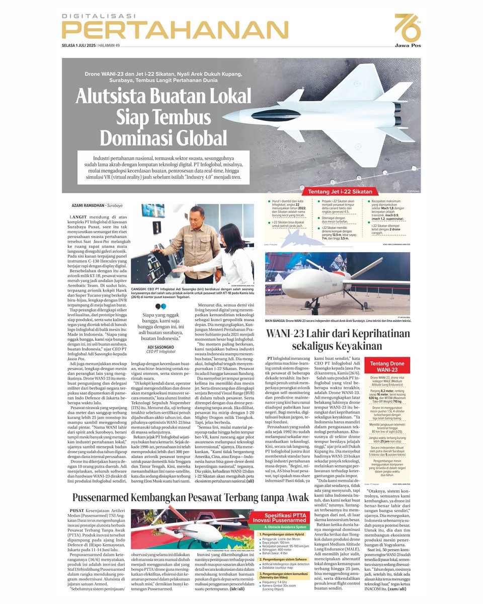 infoglobal_ID's tweet photo. Infoglobal di @jawapos digital edisi Special HUT jawapos ke-76 https://t.co/kK21y3UIq1