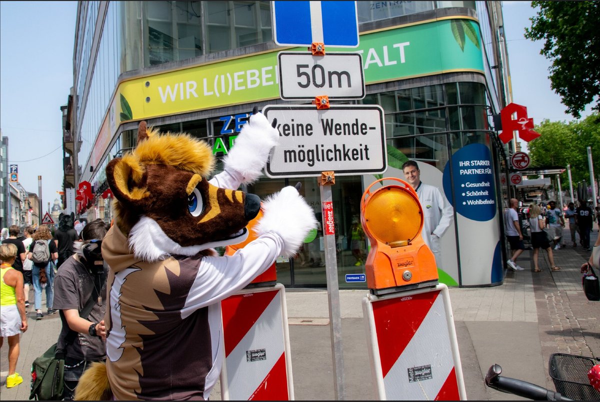 Schau, eine Wendemöglichkeit!  

Photo: <a href="/SkyggeTyv/">Skygge Tyv</a> 

#FursuitFriday