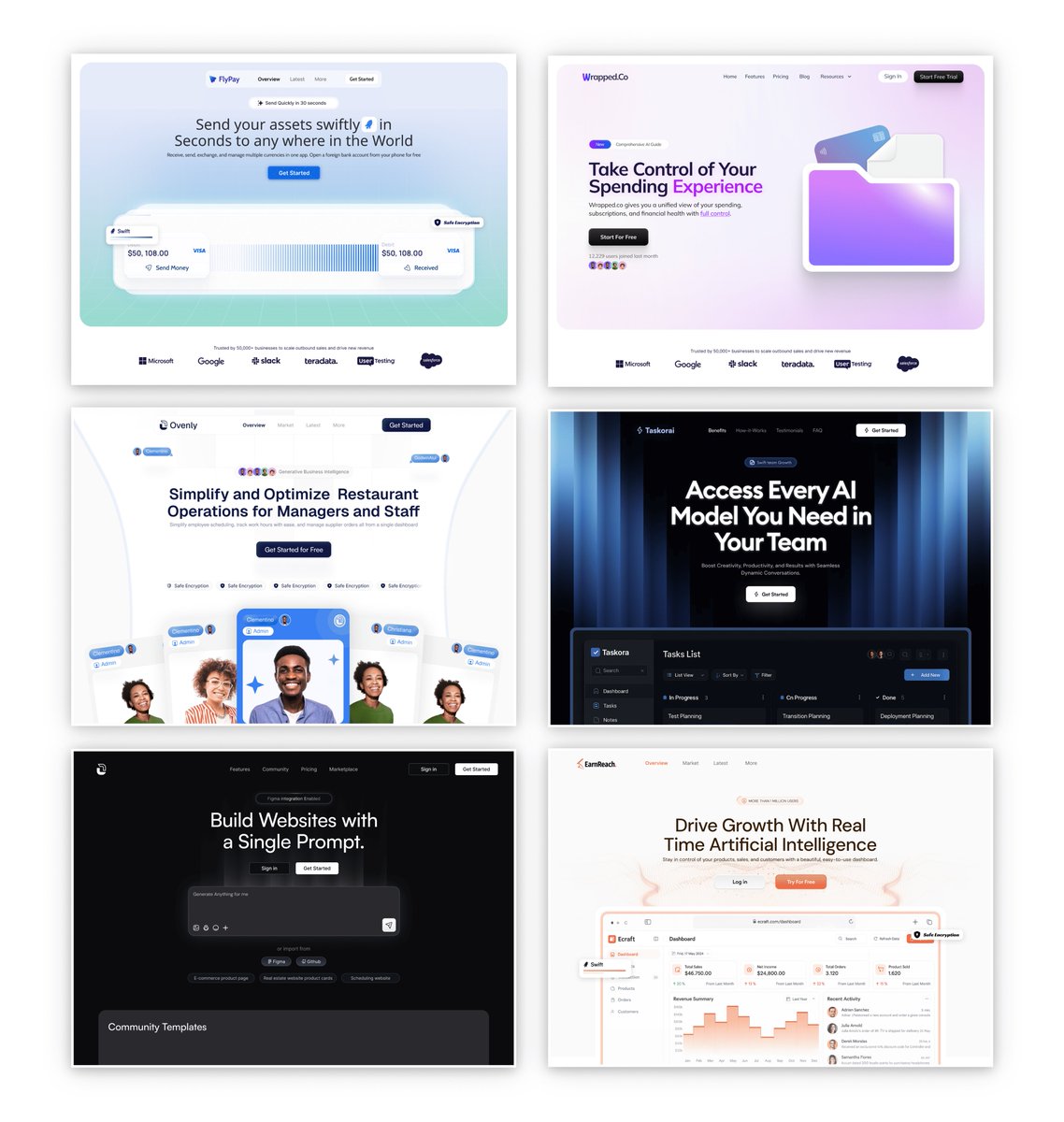 🚨Giveaway time

I am giving away these 6 SAAS Landing page hero section design for FREE.

To get the <a href="/figma/">Figma</a> file:  

1. Comment "HEROS" 
2. Follow my account so I can DM it to you 
3. Like and Retweet for others to see (optional)
