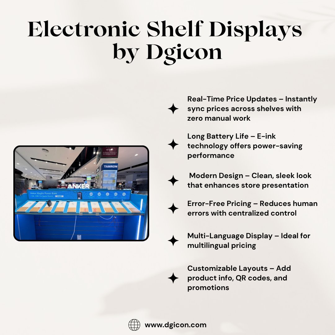 DgiconLED's tweet image. #shelfdisplay #electronicshelfdisplays #displayshelf #wallshelf #digitalpricetags #shelflabels #electronicshelflabels