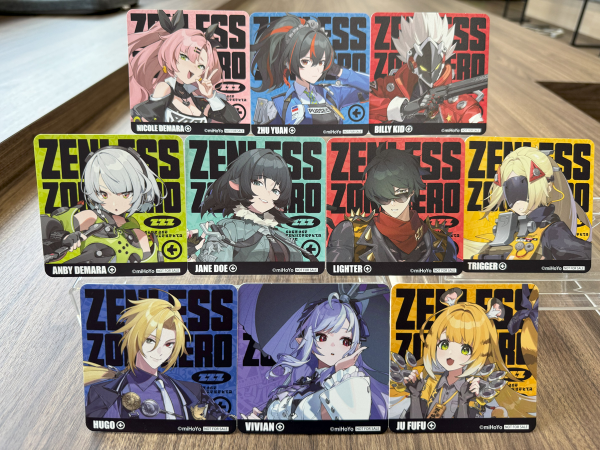 ／／ 
#ゼンゼロ × #GiGO コラボキャンペーン
好評開催中✨
＼＼

現在開催中のゼンゼロ × GiGO コラボキャンペーンより、限定景品やオリジナルチケットファイルのサンプル写真をお届けします📸✨
実際の仕上がりをぜひチェックしてみてください！

#ゼンゼロ1周年 を一緒にお祝いしましょう🎉