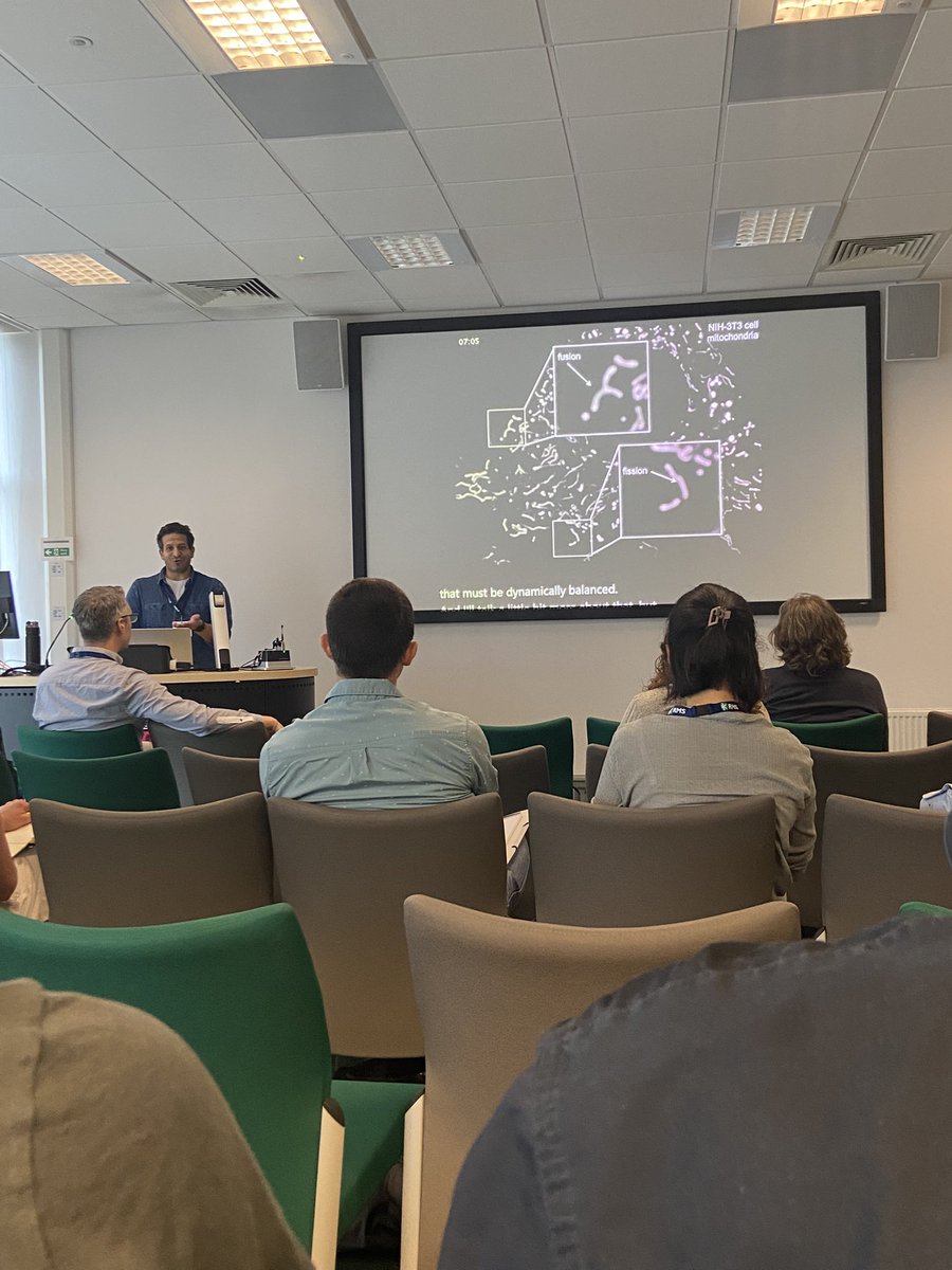 Teledyne Photometrics (@photometrics) on Twitter photo Day 4 (?) of #mmc2025 at the <a href="/UniversityLeeds/">University of Leeds</a> #superresolution workshop, hearing from the great <a href="/manorlaboratory/">Uri Manor 💔</a> about mitochondria, deep learning and much more! 🔥 Day 4 (?) of #mmc2025 at the <a href="/UniversityLeeds/">University of Leeds</a> #superresolution workshop, hearing from the great <a href="/manorlaboratory/">Uri Manor 💔</a> about mitochondria, deep learning and much more! 🔥