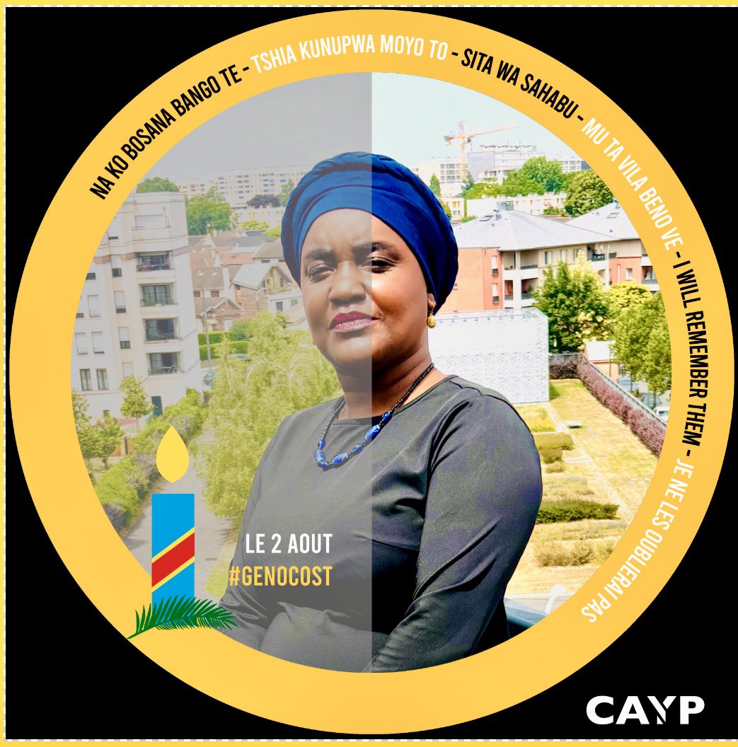 Dr. Debora Kayembe 🏴 (@dkayembe) on Twitter photo We are approaching the commémoration of the Congolese genocide 💔💔
<a href="/DeboraK_RDC/">Dr. Debora Kayembe 🇨🇩</a> <a href="/Genocost/">Geno-Cost Congo</a> <a href="/misswite/">#genocost</a>
#LestWeForget We are approaching the commémoration of the Congolese genocide 💔💔
<a href="/DeboraK_RDC/">Dr. Debora Kayembe 🇨🇩</a> <a href="/Genocost/">Geno-Cost Congo</a> <a href="/misswite/">#genocost</a>
#LestWeForget