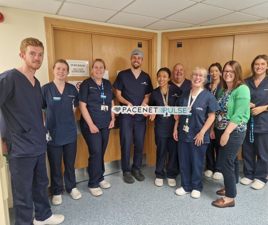 PacenetTweets's tweet photo. Great way to finish the week with @SheffieldHosp Go-Live with PACENET PULSE!

Fantastic working with the phenomenal teams launching our market leading software. 

We can't wait to see the impact on support and patient care. 
👉https://t.co/ieubXQbGqC 
#healthTech #Cardiology #NHS https://t.co/tnqHwpQX5E