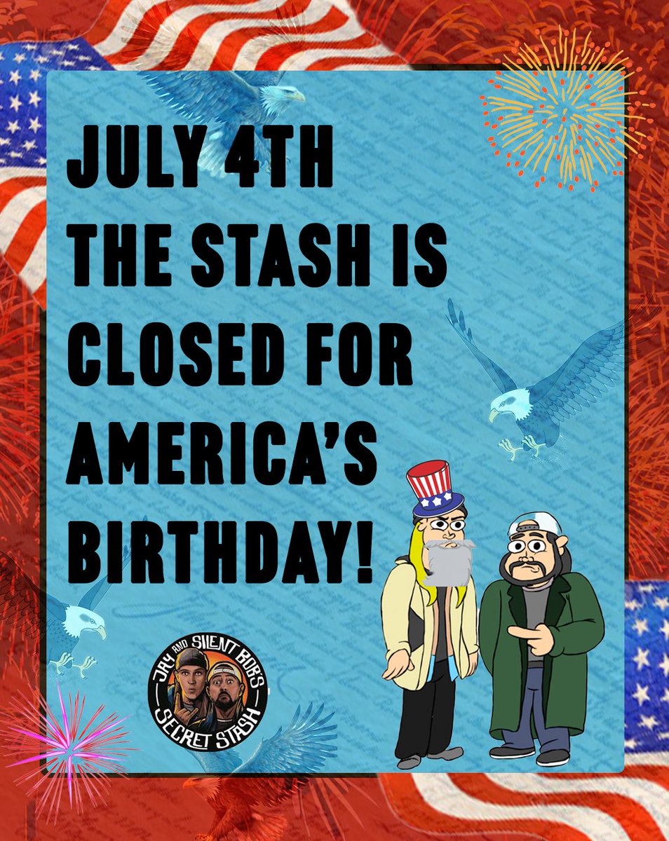 The_SecretStash's tweet image. However you spend your day, we hope it’s a good one. We assure you we’re open tomorrow, Saturday July 5th!