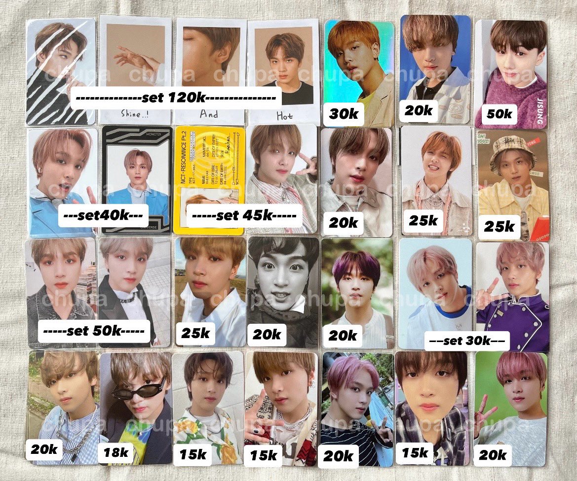 wts aab haechan, ak masi bu😅☝🏻 min take 2, yg mau bleh sung dm👍🏻

✅inc pack
❌excl adm🍊
📍Bandung

tags; pc nct 127 pola sg18 holo empathy 2018 jisung the dream individual universe resonance cashbee pizza sg22 hot sauce hello future glitch mode we go up boom mfal agen sticker