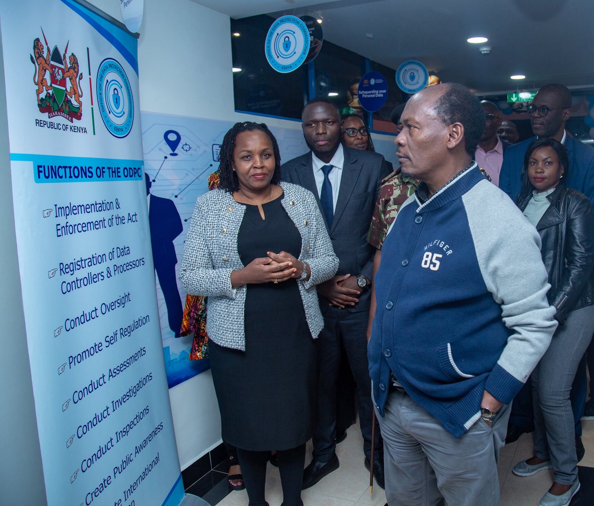 ODPC_KE's tweet photo. Cabinet Secretary for ICT and the Digital Economy, Hon. William Kabogo, today officially launched the Nyeri Regional Office of the Office of the Data Protection Commissioner (ODPC).
He was joined by Data Commissioner Immaculate Kassait in this key milestone aimed at bringing data protection services closer to the people.

#ODPCinNyeri 
#ODPCStrategicplan2
