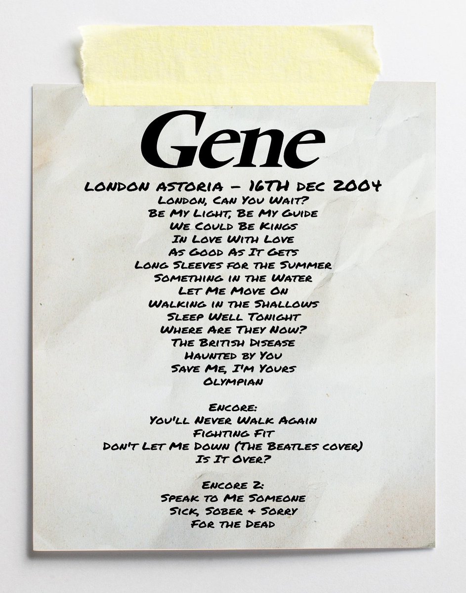 The reunion that everyone wanted. Exactly 3 months to go until we play the Hammersmith Apollo.
What do you think  should be our opening song??????

Gene HQ ❤️
