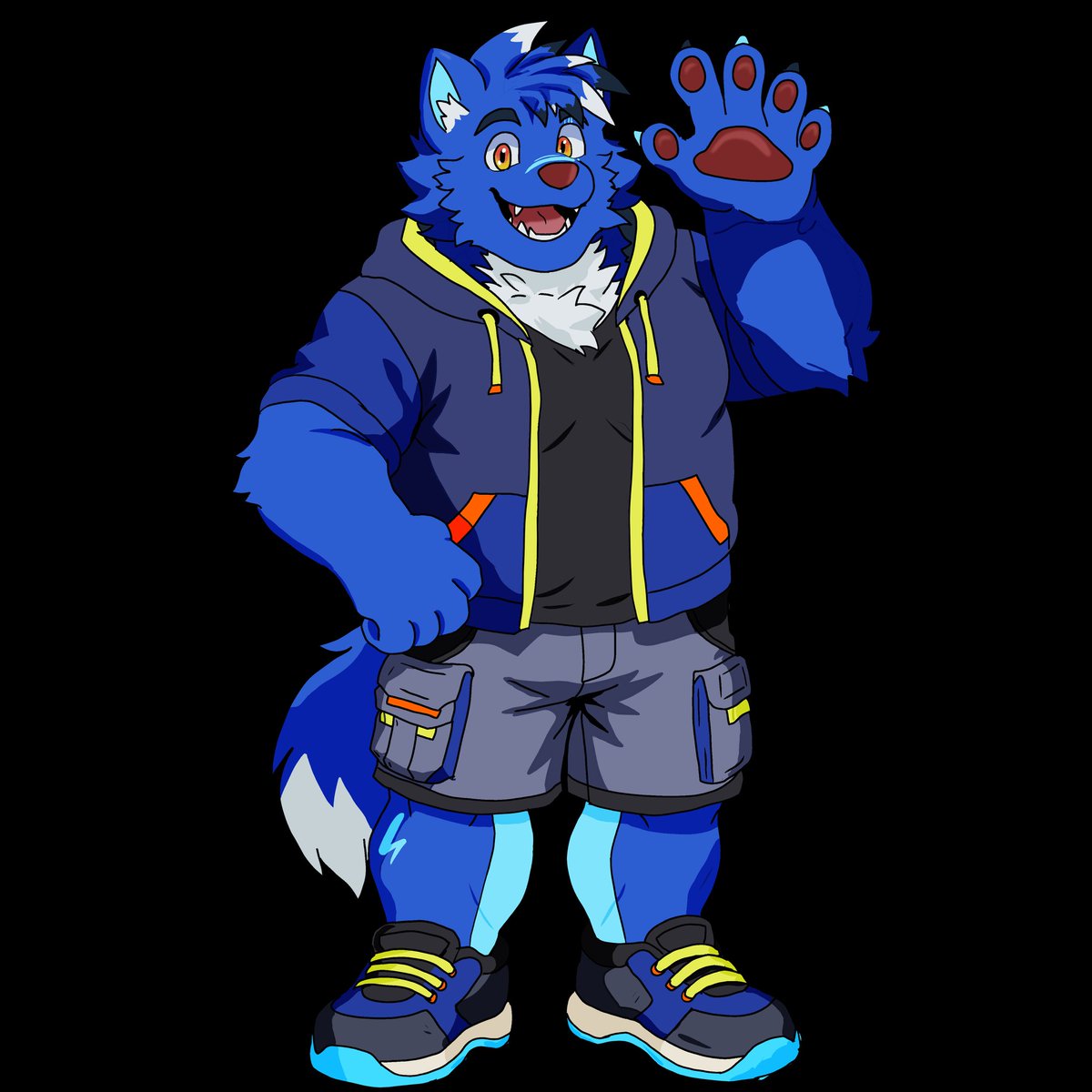 Made my boy a new original outfit for him, and have been working on a specific art style to use for my visual novel. Feel pretty good about how this will work!
#furryartworks #Fursona #visualnovel