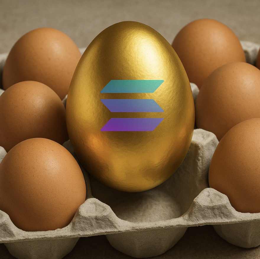 GoldenEgg_Meme's tweet photo. Other chains have Egg, But Solana has GoldenEgg $GEGG https://t.co/9JlTtlxrQb