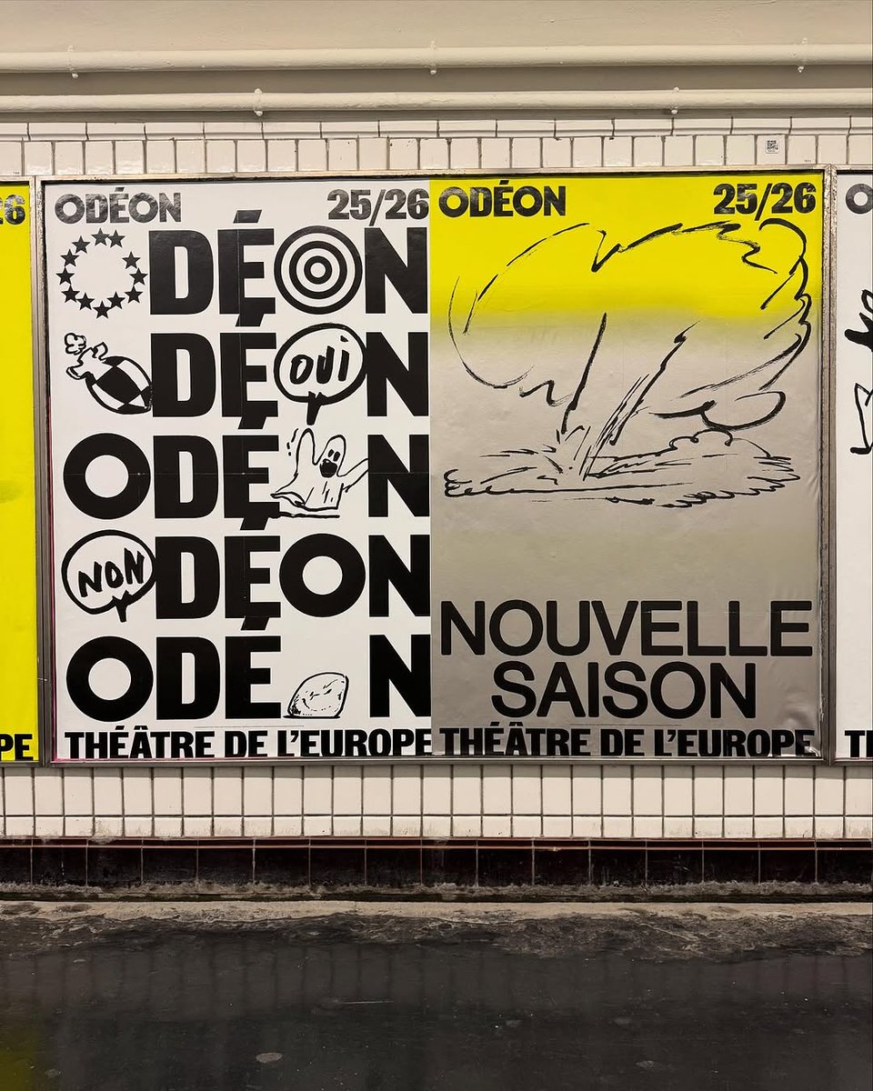 dsgnevrywhr's tweet image. ODÉON by Atelier Choque Le Goff.