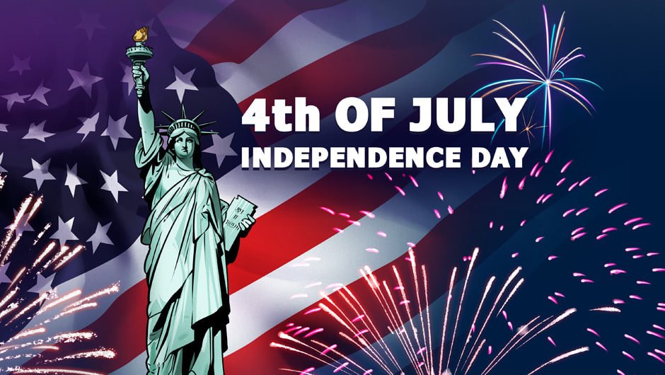 Honoring the past, embracing the future. The Statue of Liberty, a symbol of American ideals, stands proud against the backdrop of a glorious Fourth of July.