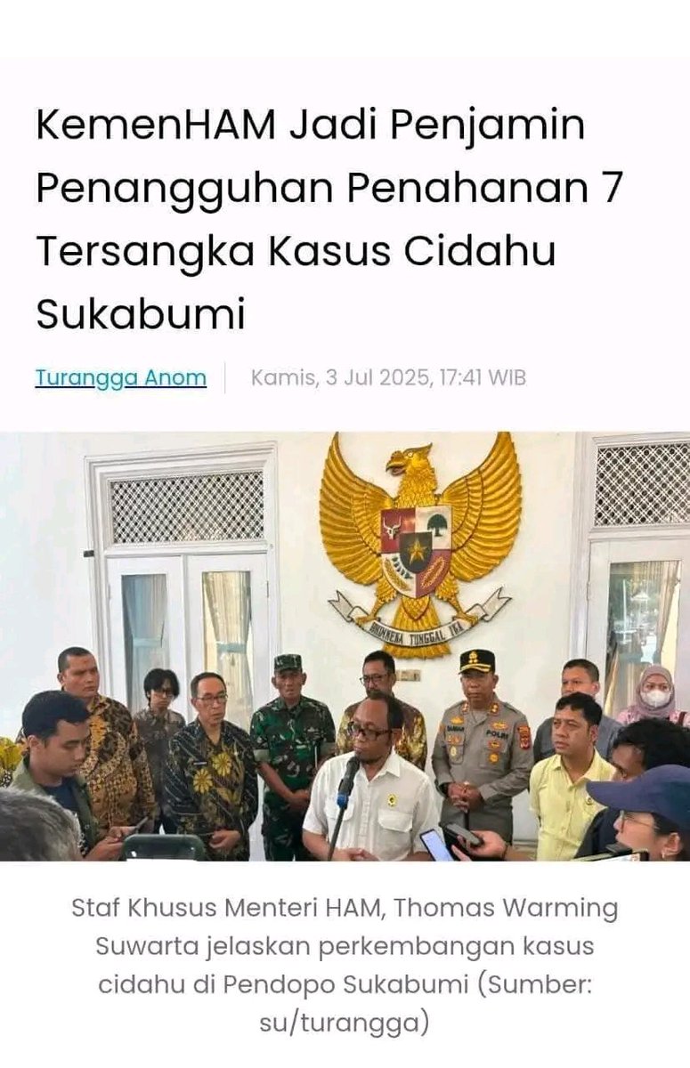 Apa urusannya jadi penjamin. Ini kan murni kriminal. Ini di beresin pak <a href="/prabowo/">Prabowo Subianto</a> ga usah ngurus palestina.
