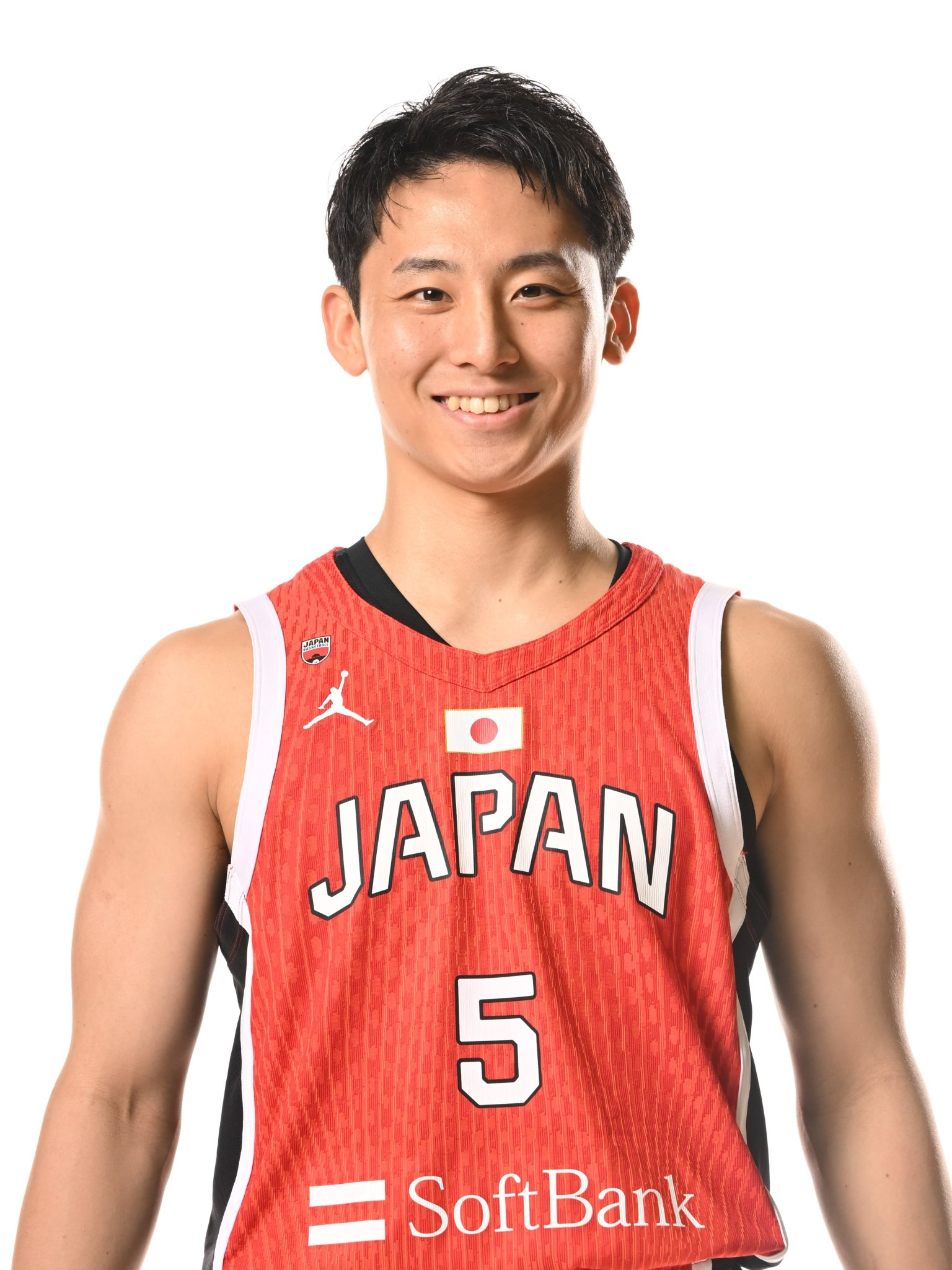 河村勇輝　NIKE JAPAN バスケットボール日本代表 半袖Tシャツ 赤 日本代表男子バスケットボール アカツキジャパン 河村勇輝選手 T