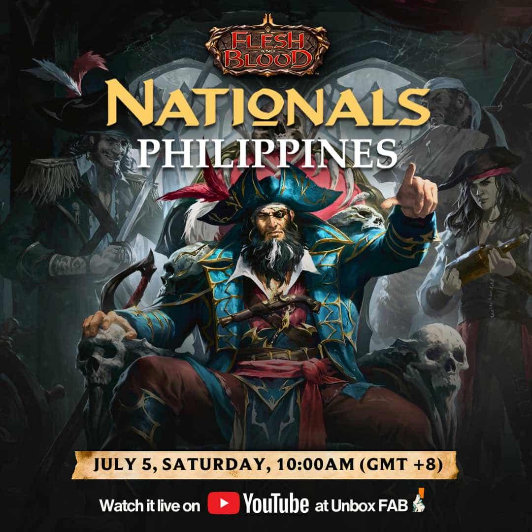 sulphvg's tweet image. Less than 24 hours left for Flesh and Blood Philippines&apos; Nationals!

Games will be streamed live over at Unbox FAB&apos;s yt channel.

youtube.com/@UnboxFAB