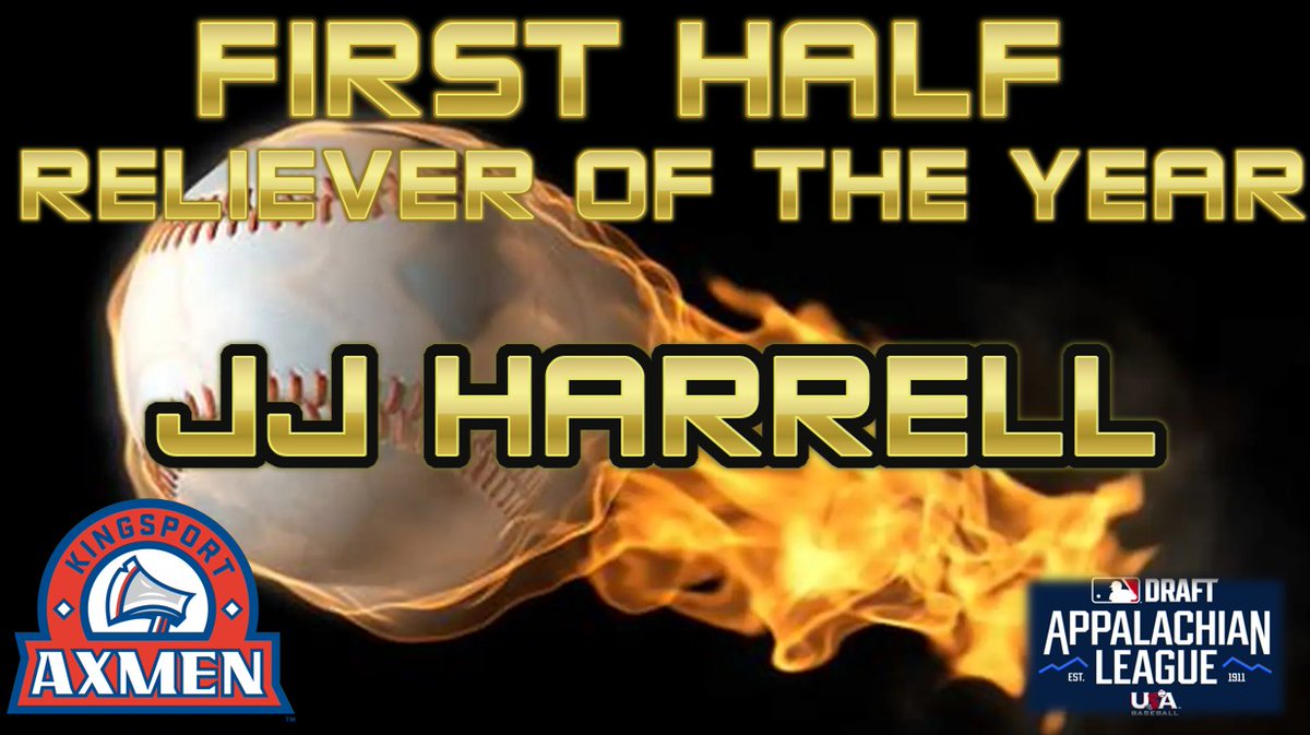 🏆FIRST HALF RELIEVER OF THE YEAR 🏆

A (3-0) record and a team leading 1.46 ERA for our <a href="/KingsportAxmen/">Kingsport Axmen</a>. 

In 12.1 IP, only 2 ERs given up and 0 HRs allowed.  9 strikeouts and a WHIP of 1.22.  Opponent batting average a low .190.

Congrats to <a href="/JJHarrell2024/">JJ</a> of <a href="/BlueHoseBSB/">Presbyterian College Baseball</a>! A