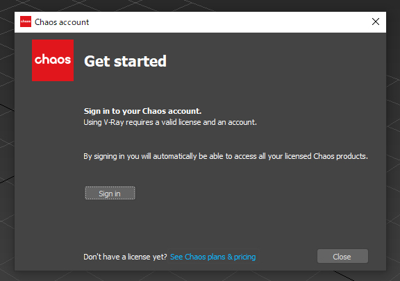 oakcorp's tweet image. Chaos #VRay #Corona #Enscape の一部環境でアプリケーション利用時にChaosアカウントへの Sign in ダイアログが表示され利用できない場合があります。
以下に現在まで判明している対処方法と、解決しない場合の連絡方法を記載しました。
#3dsMax #SketchUp 
oakcorp.jp/chaosgroup/lic…