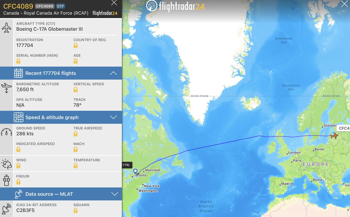 Cecilia Sykala (@ceciliasykala) on Twitter photo Royal Canada Air Force (RCAF)
Boeing C-17A Transport aircraft
Trenton Canada - Lidlauks "Lielvarde" air base Latvia
3rd NATO base -allied fighters conduct NATO Baltic Air Policing over Estonia, Latvia, & Lithuania
Reg:177704 #C2B3F5
<a href="/Borrowed7Time/">Johnny Gemini</a> <a href="/steffanwatkins/">Steffan Watkins </a> <a href="/masonrothman/">Mason Rothman</a> Royal Canada Air Force (RCAF)
Boeing C-17A Transport aircraft
Trenton Canada - Lidlauks "Lielvarde" air base Latvia
3rd NATO base -allied fighters conduct NATO Baltic Air Policing over Estonia, Latvia, & Lithuania
Reg:177704 #C2B3F5
<a href="/Borrowed7Time/">Johnny Gemini</a> <a href="/steffanwatkins/">Steffan Watkins </a> <a href="/masonrothman/">Mason Rothman</a>