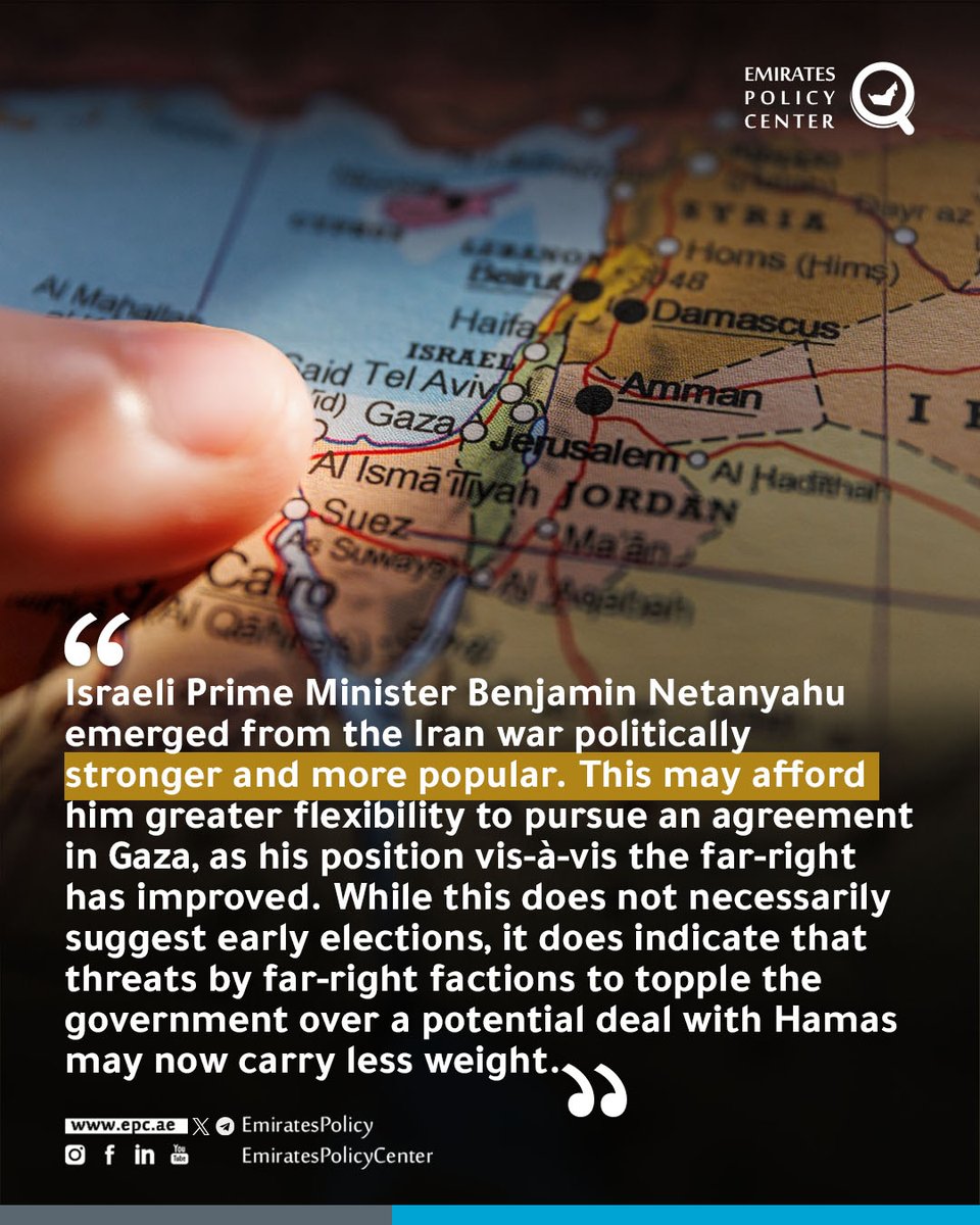 Ending the Stalemate: Consequences of the Israel-Iran Confrontation on Trajectories of War and De-escalation in the Gaza Strip

epcenter.ae/4krBlk9

#IsraelIranConflict #GazaStrip #MiddleEastPolitics
