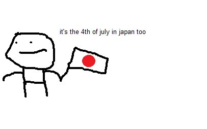 JamesPopStar's tweet photo. it’s the 4th of july in japan too https://t.co/Qq4jqfcL2X