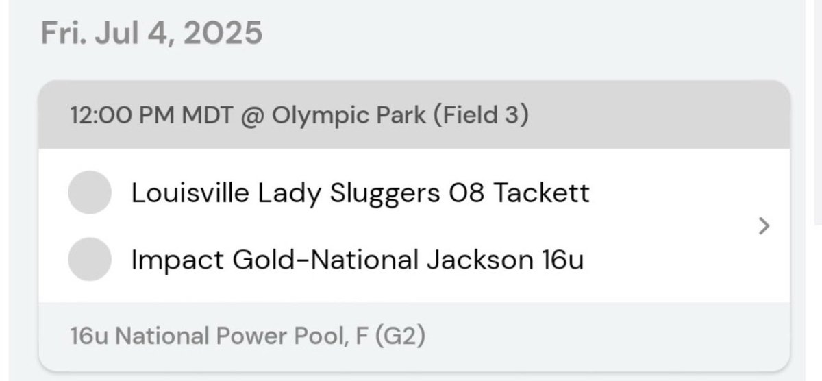 Remie Smith (@remiesmith19) on Twitter photo Spent time exploring CO on my off day today but back at it with bracket play tomorrow at Olympic Park at 12 pm on Field 3. #COSparkfire <a href="/LadySluggersOrg/">Louisville Lady Sluggers</a> <a href="/LLSluggers08/">Louisville Lady Sluggers 08 Tackett</a> <a href="/FastpitchPower/">Fastpitch Power</a> <a href="/cslittle723/">Chris Little</a> <a href="/SluggersHuecker/">Lady Sluggers 18</a> <a href="/AshVanBoxmeer4/">Ashley VanBoxmeer</a> <a href="/ABCoachMurphy/">Donald Murphy</a> <a href="/12thSports/">12th Region Sports Network</a> <a href="/UKCoachLawson/">Rachel Lawson</a> Spent time exploring CO on my off day today but back at it with bracket play tomorrow at Olympic Park at 12 pm on Field 3. #COSparkfire <a href="/LadySluggersOrg/">Louisville Lady Sluggers</a> <a href="/LLSluggers08/">Louisville Lady Sluggers 08 Tackett</a> <a href="/FastpitchPower/">Fastpitch Power</a> <a href="/cslittle723/">Chris Little</a> <a href="/SluggersHuecker/">Lady Sluggers 18</a> <a href="/AshVanBoxmeer4/">Ashley VanBoxmeer</a> <a href="/ABCoachMurphy/">Donald Murphy</a> <a href="/12thSports/">12th Region Sports Network</a> <a href="/UKCoachLawson/">Rachel Lawson</a>