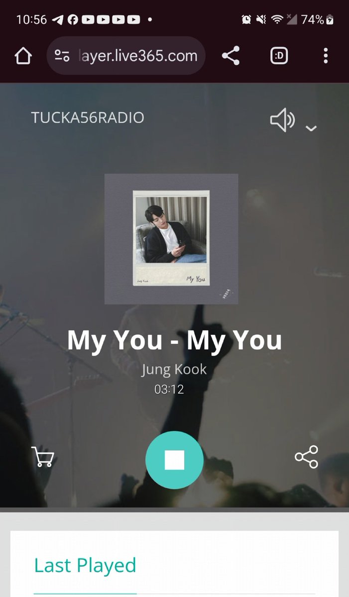 TaeKook_Radio's tweet photo. Thank you @RadioTucka56 for playing #MyYou by #JUNGKOOK &amp; #BornSinger by #BTS to finish up the evening.

#TKRadio ✨️💜💚🤝 https://t.co/C7f0tX4fij