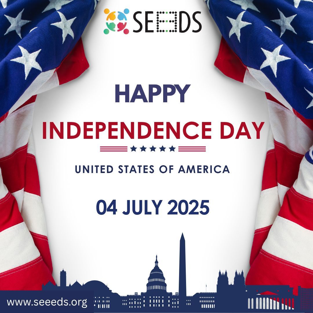 SEEEDSorg's tweet photo. 💐 Happy Independence Day - United States of America - 04 July 2025
Donate Now: https://t.co/OjdEaOCbgQ
#SEEEDS #IndependenceDay #America #UnitedState #Happy #education #highereducation #help #foundations #NGO #trust #india #donation #charity #students #success #donors #help https://t.co/pjnWHdzoEj