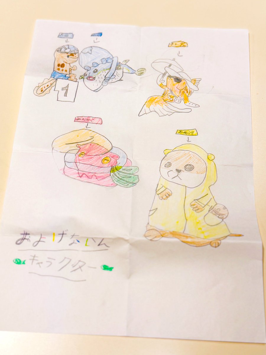 早織おぼえがき (@saorioboegaki) on Twitter photo めいっこからファンレターをいただきました✉️とくに好きなキャラクターはめんだことかわうそらしいです🥺
ドラマ『およげないん』第1話はこちら💁♀️
youtu.be/SvKMF4To6l0
#およげないん <a href="/oyoge_nine/">およげないん【公式】</a> めいっこからファンレターをいただきました✉️とくに好きなキャラクターはめんだことかわうそらしいです🥺
ドラマ『およげないん』第1話はこちら💁♀️
youtu.be/SvKMF4To6l0
#およげないん <a href="/oyoge_nine/">およげないん【公式】</a>