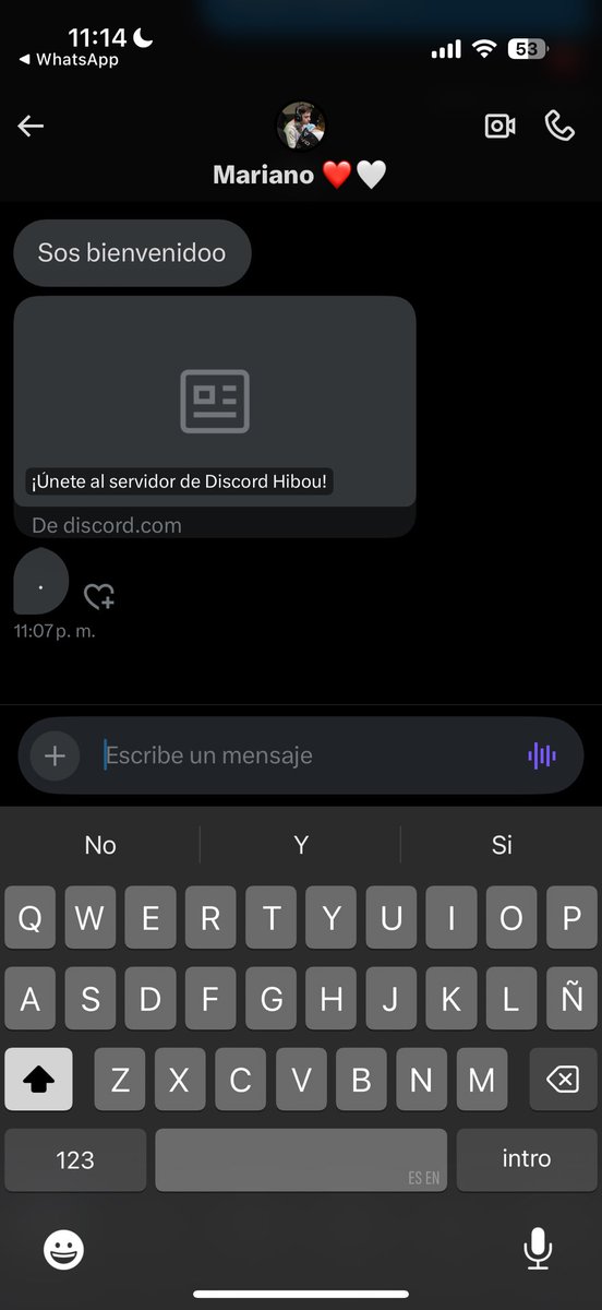 Gracias <a href="/MBudeee/">Mariano ❤️🤍</a> 🥹🙌