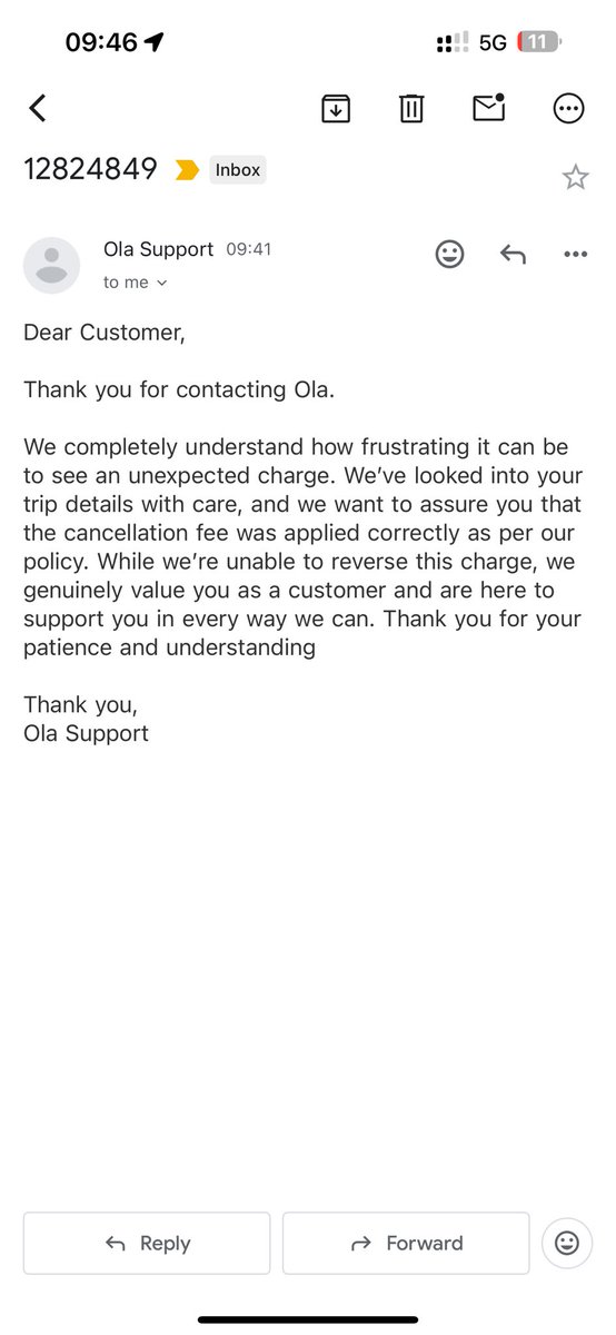 sherinpylan's tweet photo. Yesterday I booked a cab through @Olacabs in Chandigarh. After boarding the cab driver drove and stopped in middle of highway, driver threatened to deboard me andForced me to cancel and go without the app. they charges cancellation charge and no investigation.Says driver is right https://t.co/XeaC2sbu6t