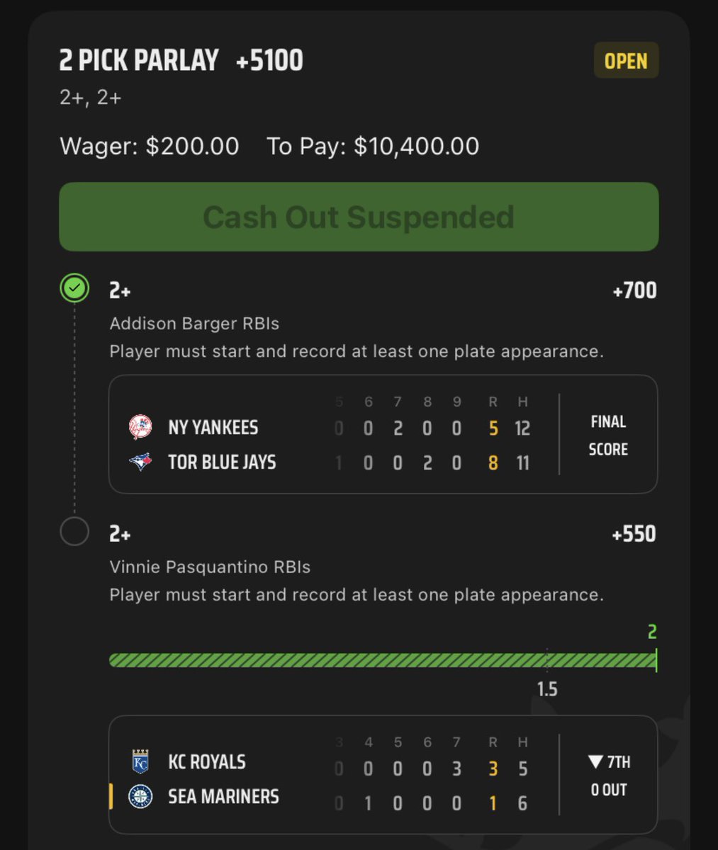 Jokeeee_'s tweet photo. BANGERRRRRR OF A DAY! 

+140✅
+200✅
+550✅
+700✅
+826✅
+5100✅
+5100✅ (Yes this cashed 2x) 

Over $20,000 in profit 🚀

https://t.co/osaIoi3ifd use code BTB50 for 50% off! Code expires tomorrow at 11:59pm EST https://t.co/D1CWhd0dmD