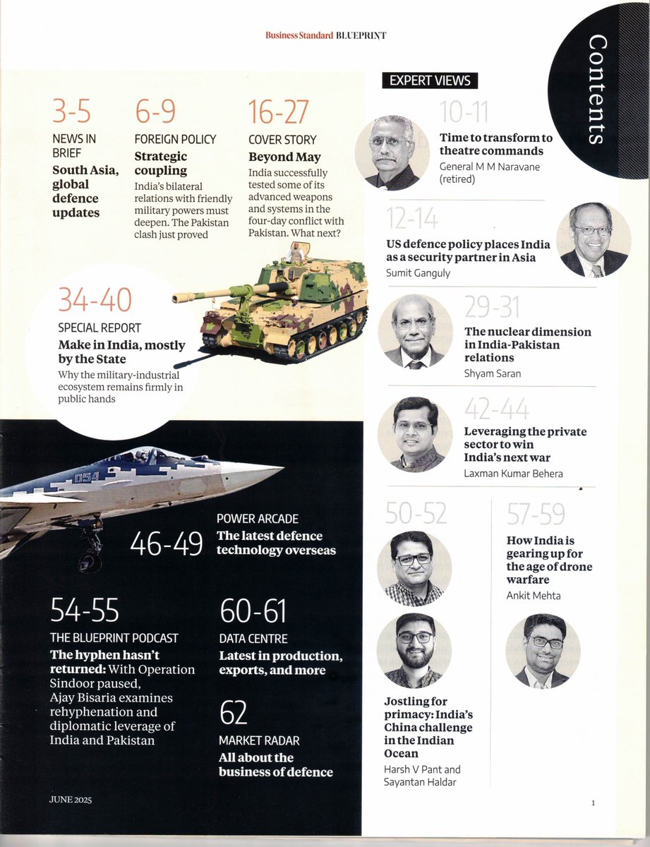 Laxman Kumar Behera (@laxmankbehera) on Twitter photo Glad to have contributed a piece, 'Leveraging the Private Sector to win India's Next War' to the inaugural edition of BLUPRINT, a magazine on #defence & #Geopolitics from <a href="/bsindia/">Business Standard</a>. Here is the cover page and the list of contributors Glad to have contributed a piece, 'Leveraging the Private Sector to win India's Next War' to the inaugural edition of BLUPRINT, a magazine on #defence & #Geopolitics from <a href="/bsindia/">Business Standard</a>. Here is the cover page and the list of contributors