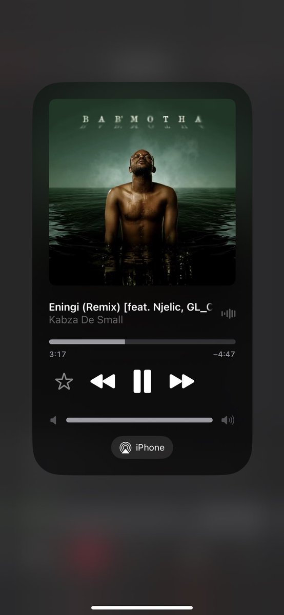 MKHBrian's tweet photo. I love Kabza De Small but some songs just don’t need a remix https://t.co/8HtJrexBIO