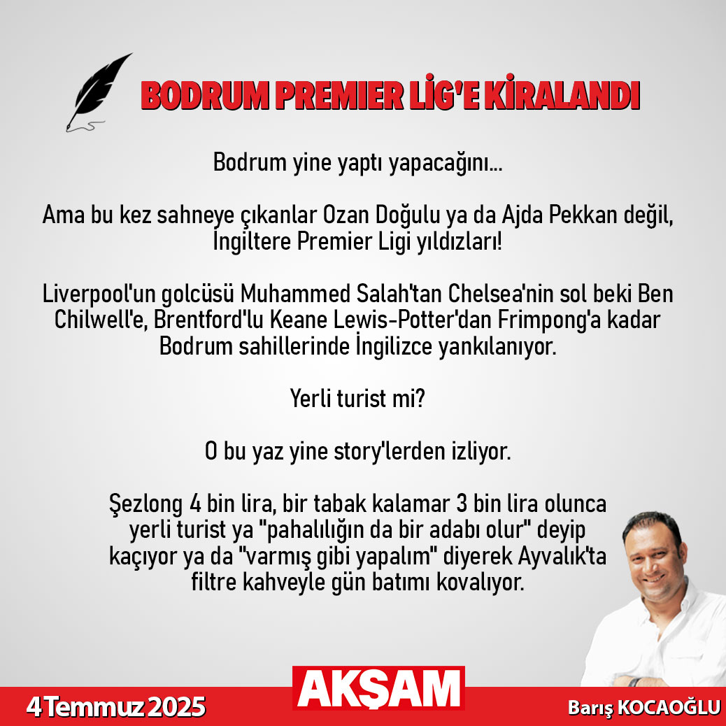 Akşam Gazetesi (@aksam) on Twitter photo ✍️🏻Barış Kocaoğlu yazdı... "Bodrum Premıer Lig'e kiralandı" <a href="/bariskocaoglu66/">Baris Kocaoglu</a>
🔗tmd.yt/um9iv ✍️🏻Barış Kocaoğlu yazdı... "Bodrum Premıer Lig'e kiralandı" <a href="/bariskocaoglu66/">Baris Kocaoglu</a>
🔗tmd.yt/um9iv