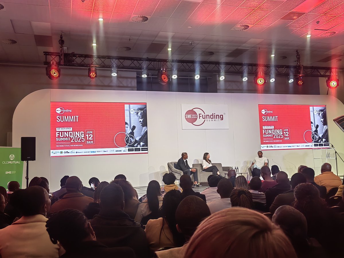 KhweziInno's tweet photo. Our Project Lead Noluthando Khumalo represented Khwezi Innovations at #SMEFunding2025, connecting with funders, founders &amp; policy leaders.

From finance insights to real talk on SME challenges, we left sharper, bolder &amp; more aligned.

 #WomenInSMEs #LeadershipInAction #SME https://t.co/9jyK2ZgNRl
