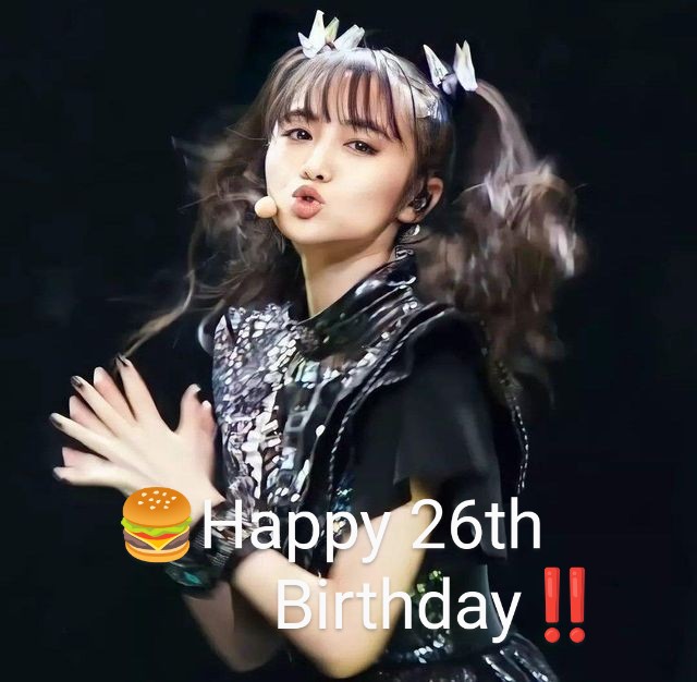 SHARI_METAL's tweet photo. もあたん、26歳の誕生日
おめでとうございます！
ステージ上から客席にいたるまで
気遣い心遣いに満ちた
パフォーマンスをありがとう😍
世界にその名を轟かせる１年と
なりますように！

#MOAMETAL聖誕祭2025 
#MOAMETAL生誕祭2025
#菊地最愛聖誕祭2025 
#菊地最愛生誕祭2025 https://t.co/SSoMxaeG5e