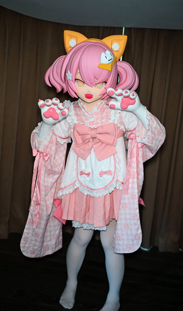 (ฅ≧へ≦)ฅ 嗷呜！
摄影<a href="/qruukoq/">流萤</a>
#kigurumi #着ぐるみ