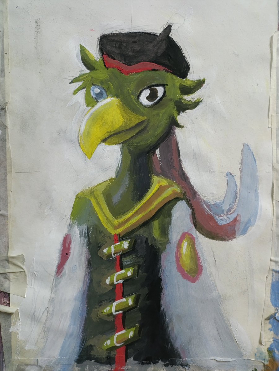 auralabsart's tweet image. Art fight- traditional piece for @SableXeno