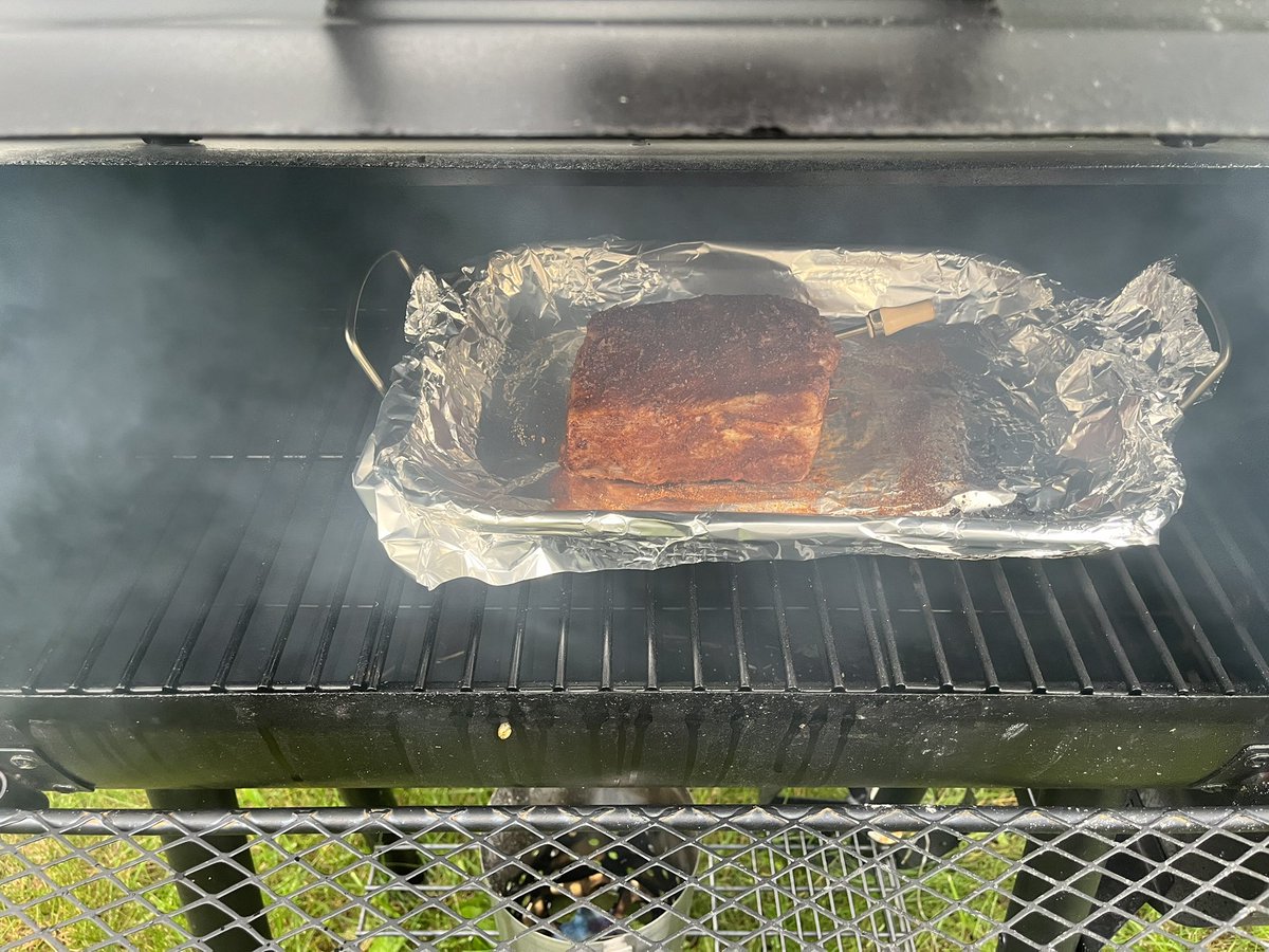 WynKarl's tweet photo. Time to put the new chimney starter to the test by smoking up a big slab of pork 😋
Seems that the starter works perfectly and cut the wait time for getting the grill up to temp way down! #BBQ https://t.co/WKN9lphKuo