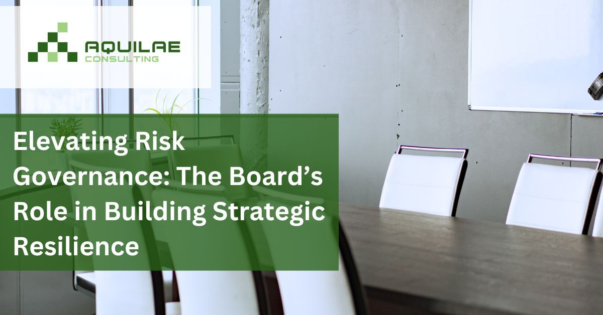 73% of orgs face major disruptions yearly. Boards must lead on risk - not react to it.

- Link risk appetite to capital
- Assess risk function maturity (ISO/COSO)
- Elevate CRO visibility

Is your risk team driving strategic resilience?
muhammad@aquilaeconsulting.com