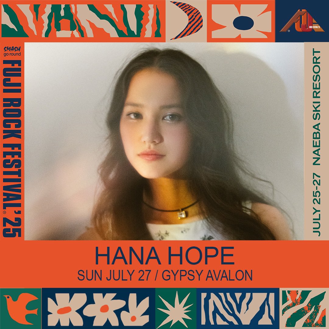 hanahope_2022's tweet image. Fuji Rock 2025
7/27 Sun Gypsy Avalon
19:20~20:30です!
みんな来てね❣️
#HanaHope
#フジロック
fujirockfestival.com/artist/timetab…