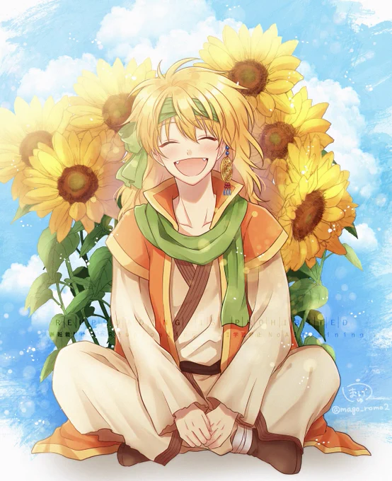 ゼノの太陽みたいな笑顔が好き #暁のヨナイラストコンテスト