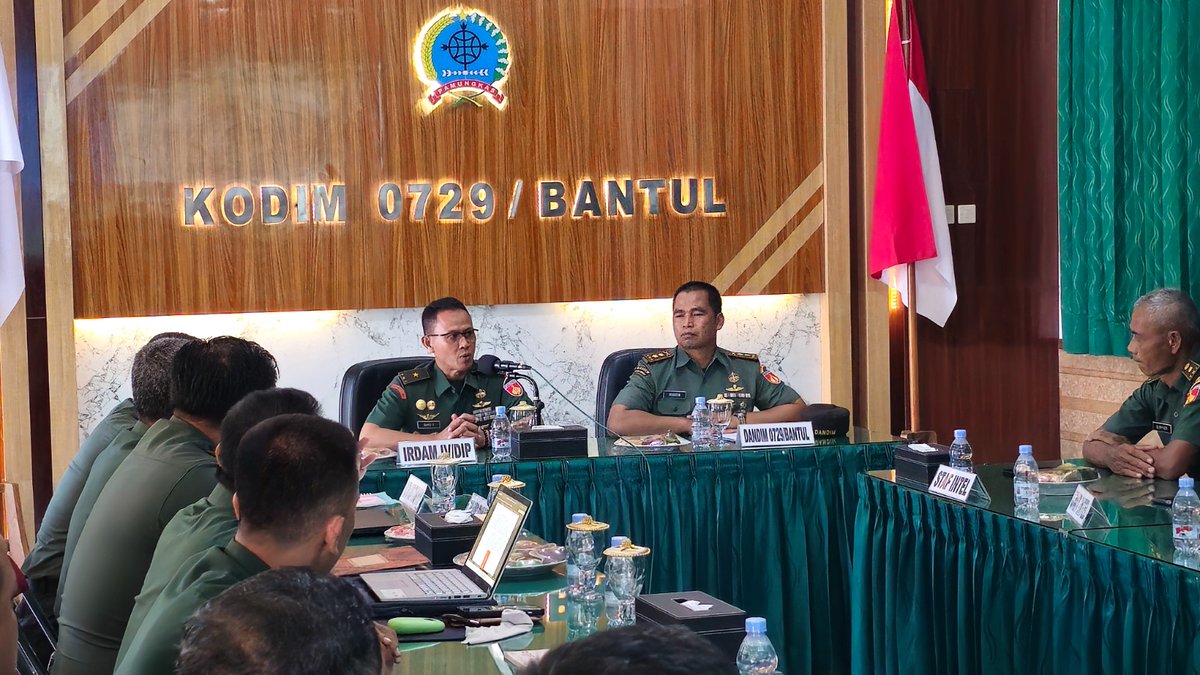 Letkol Inf Muhudin Terima Kunjungan Kerja Tim Audit Kinerja Itdam IV/Diponegoro