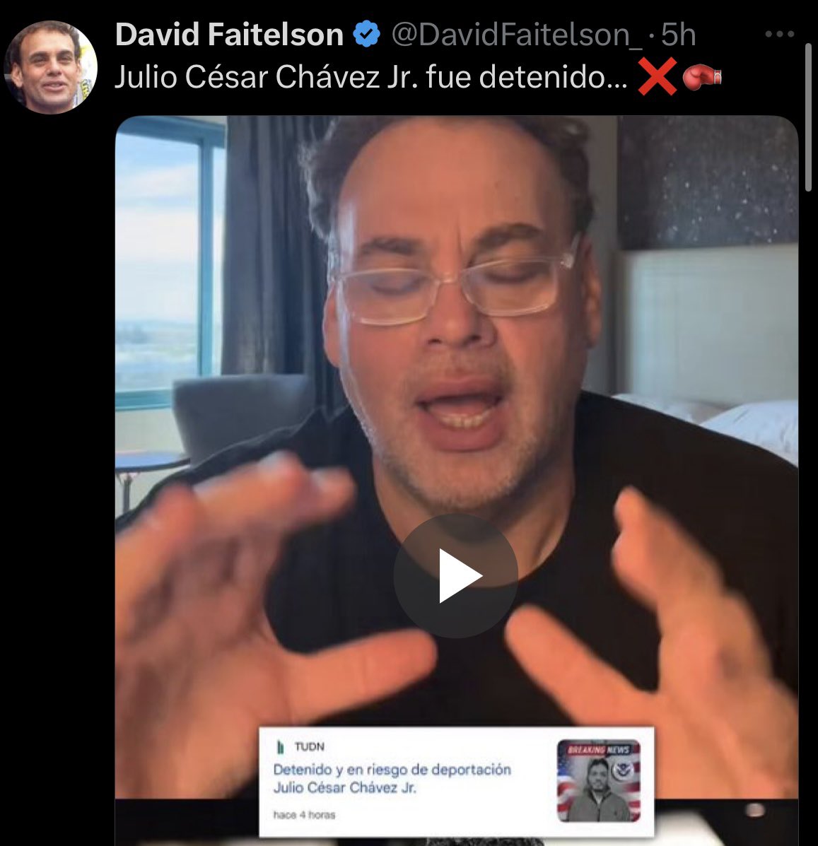 Lo bueno es que no tenía nada más que decir…

El sello del bufón: su incongruencia, dice una cosa y hace la otra. 

#Faitelson #JulioCesarChavezJr