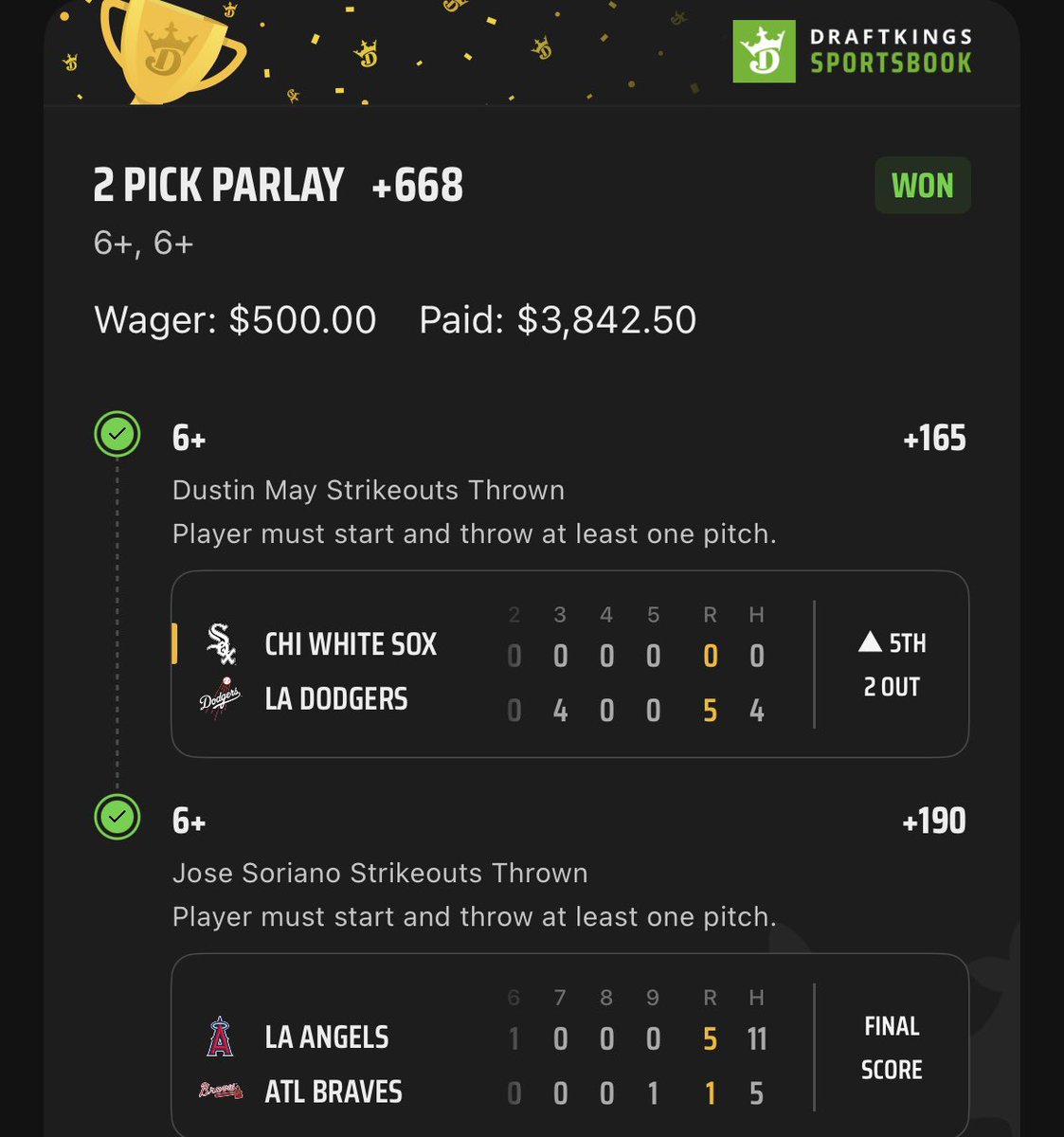 Never a doubt Mookie! 1,000-9,572.15 to end my night🚶all posted for free.

discord.gg/QJvyfsFE