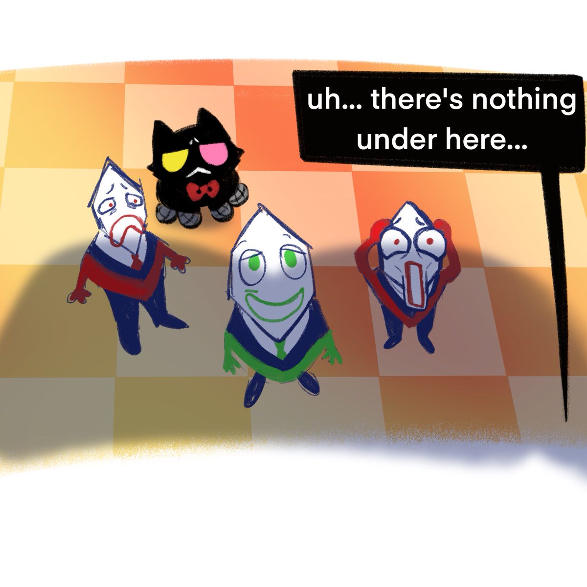 do u guys think he ever does this.......
#DELTARUNE #tenna #battat
